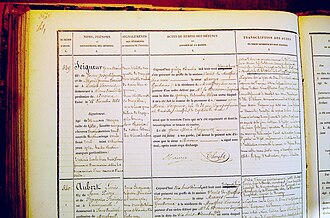 Registre prison Montfort 1868