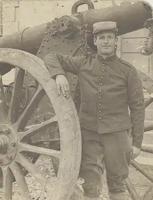 Charles Joseph Soulat, soldat au 108e régiment d'artillerie