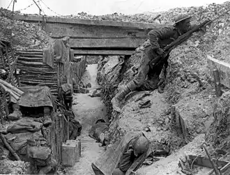 Tranchées de la Somme : 1916